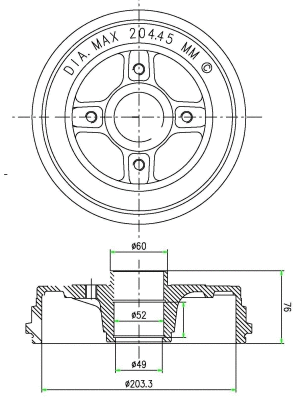Brake Disc (BT80180)