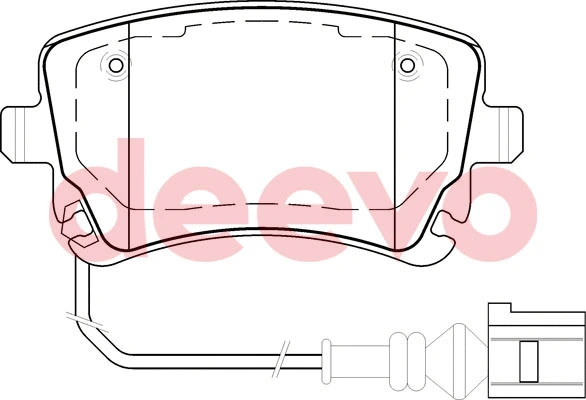 Brake Pad Set, disc brake (BP55100)