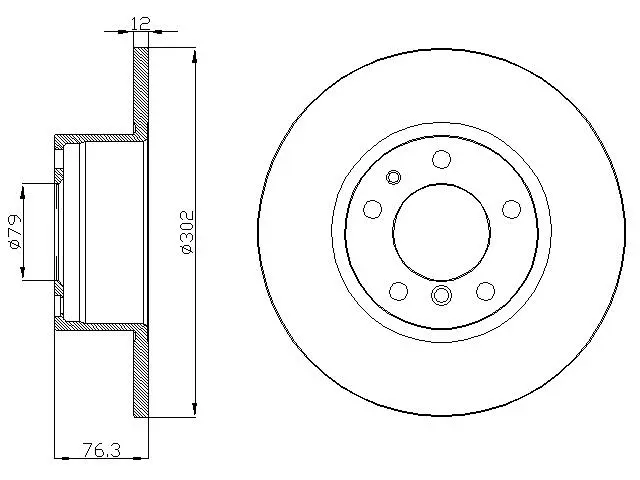 Brake Disc (BD21080)