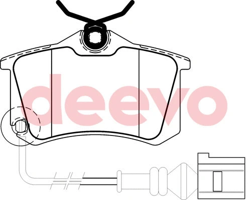 Brake Pad Set, disc brake (BP54320)