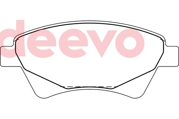 Brake Pad Set, disc brake (BP77600)