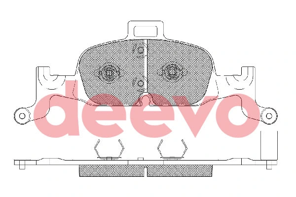 Brake Pad Set, disc brake (BP87300)