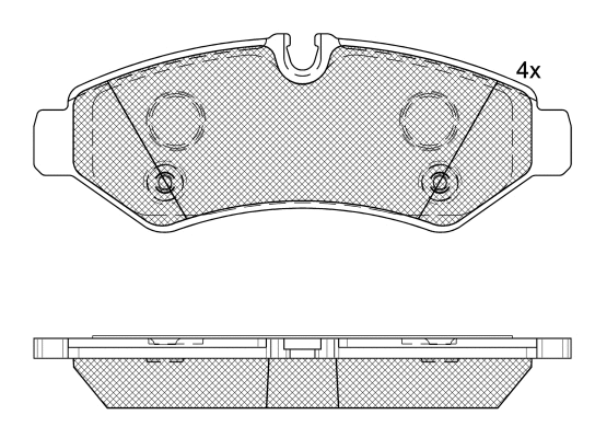 Brake Pad Set, disc brake (BP88360)