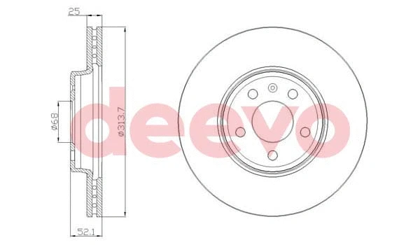 Brake Disc (BD21680)