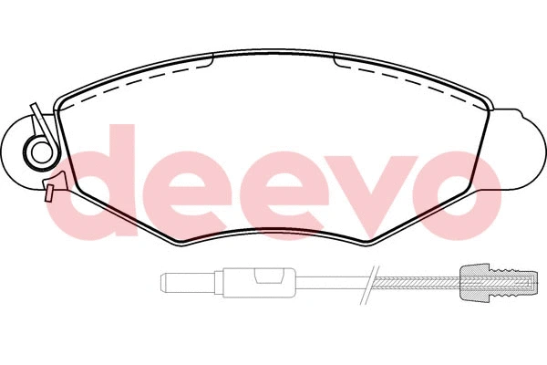 Brake Pad Set, disc brake (BP51080)