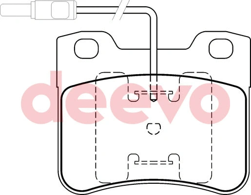 Brake Pad Set, disc brake (BP55460)