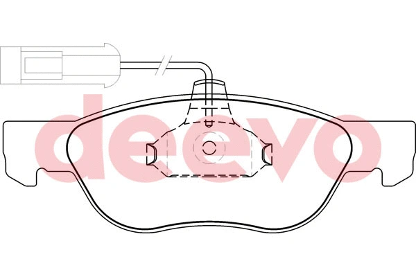 Brake Pad Set, disc brake (BP50540)