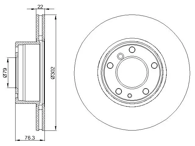 Brake Disc (BD21300)