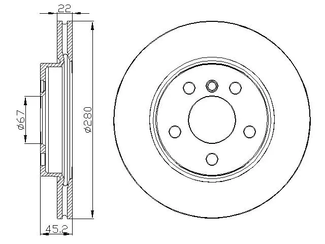 Brake Disc (BD37600)