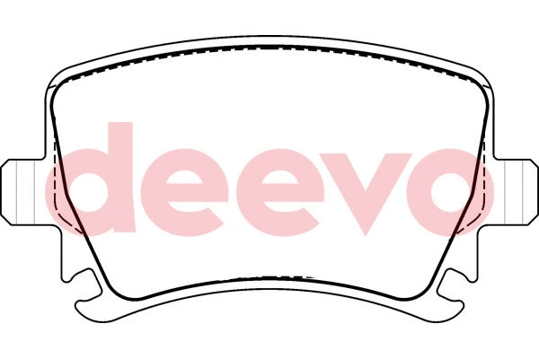 Brake Pad Set, disc brake (BP50820)