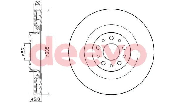 Brake Disc (BD24820)
