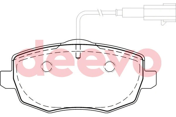 Brake Pad Set, disc brake (BP50160)