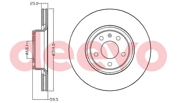 Brake Disc (BD18140)