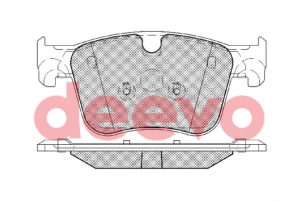 Brake Pad Set, disc brake (BP87020)