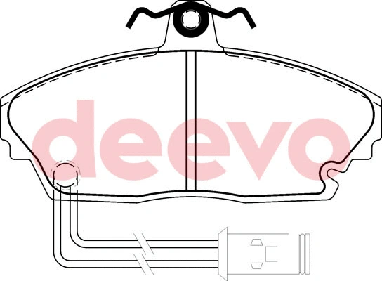 Brake Pad Set, disc brake (BP57540)