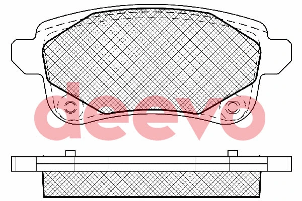 Brake Pad Set, disc brake (BP85740)