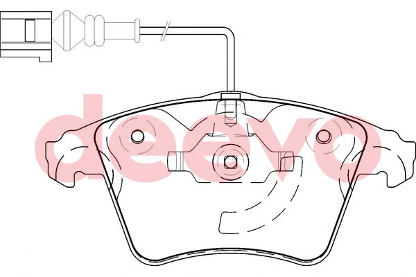 Brake Pad Set, disc brake (BP58440)