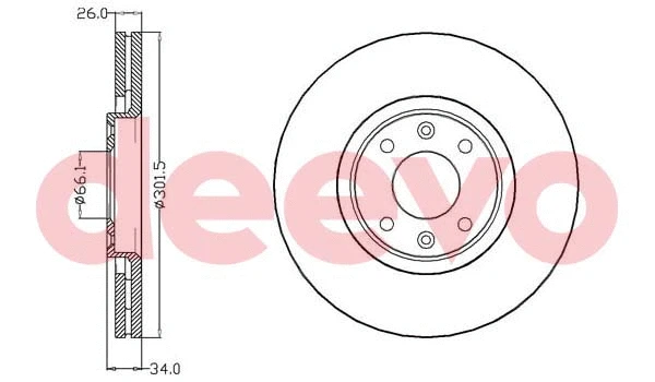 Brake Disc (BD18640)