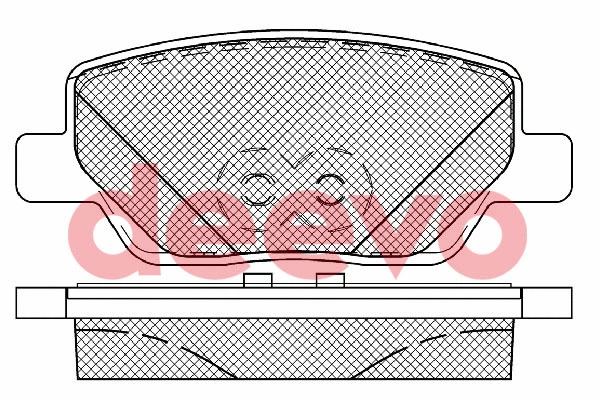 Brake Pad Set, disc brake (BP86360)
