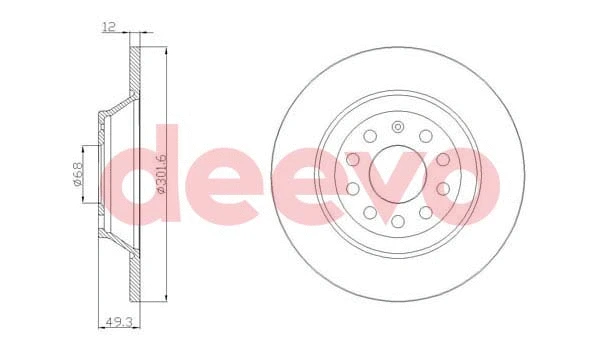 Brake Disc (BD18200)