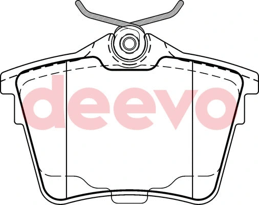 Brake Pad Set, disc brake (BP54180)