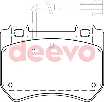 Brake Pad Set, disc brake (BP58420)