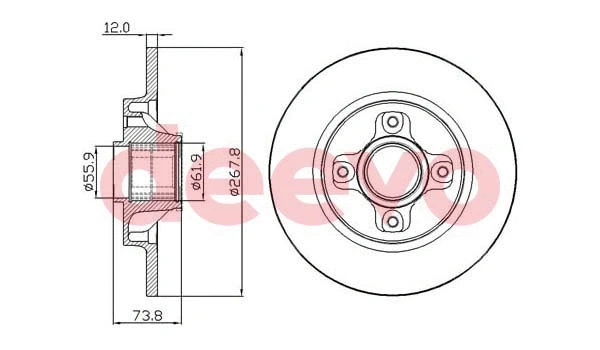 Brake Disc (BD22160)