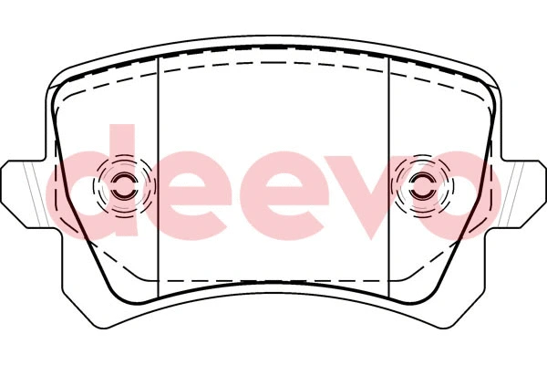 Brake Pad Set, disc brake (BP54460)