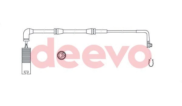 Warning Contact, brake pad wear (BW10820)