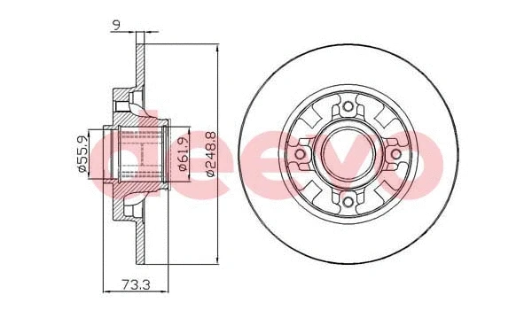 Brake Disc (BD22360)