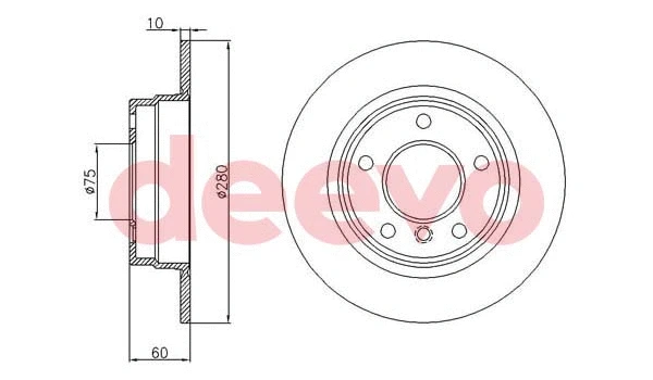 Brake Disc (BD25720)