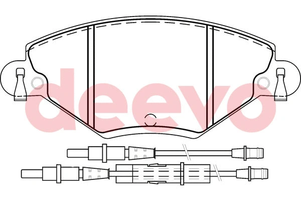 Brake Pad Set, disc brake (BP58600)