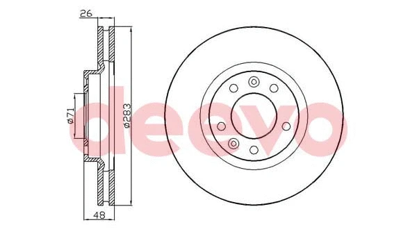 Brake Disc (BD17080)