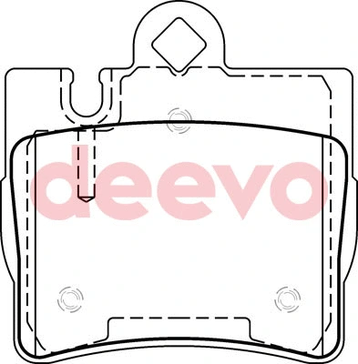 Brake Pad Set, disc brake (BP58740)