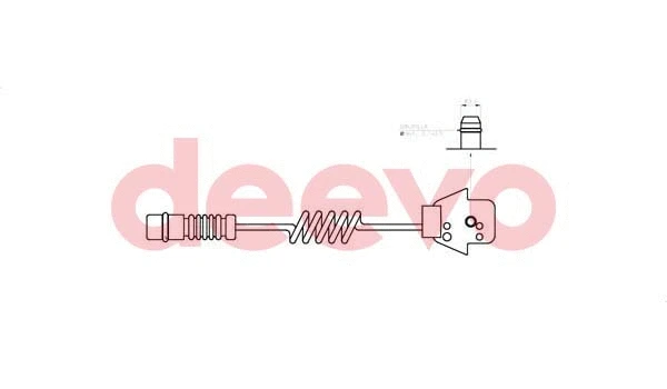 Warning Contact, brake pad wear (BW10060)
