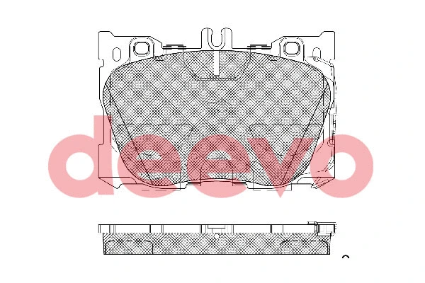Brake Pad Set, disc brake (BP87360)