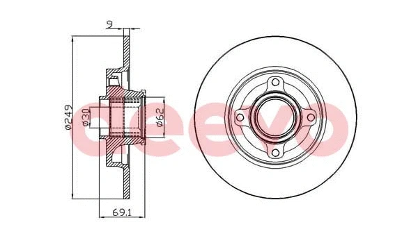 Brake Disc (BD22700)