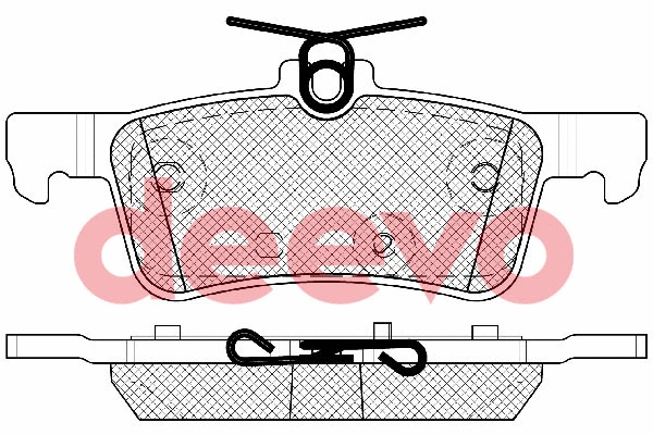 Brake Pad Set, disc brake (BP86300)