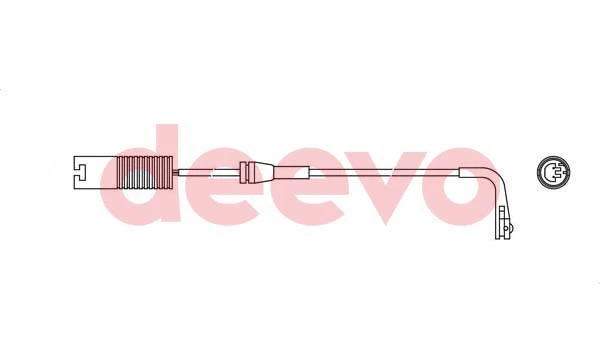 Warning Contact, brake pad wear (BW10700)