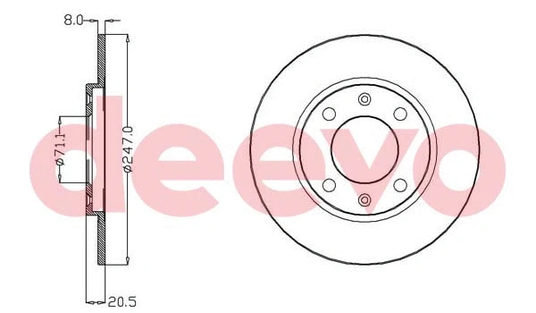 Brake Disc (BD25540)