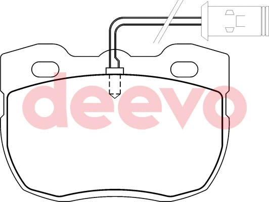 Brake Pad Set, disc brake (BP62120)