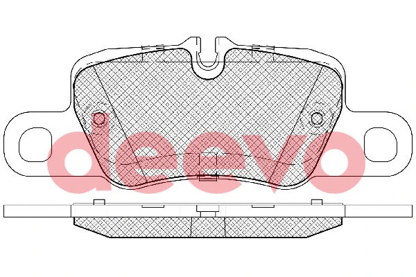 Brake Pad Set, disc brake (BP85360)