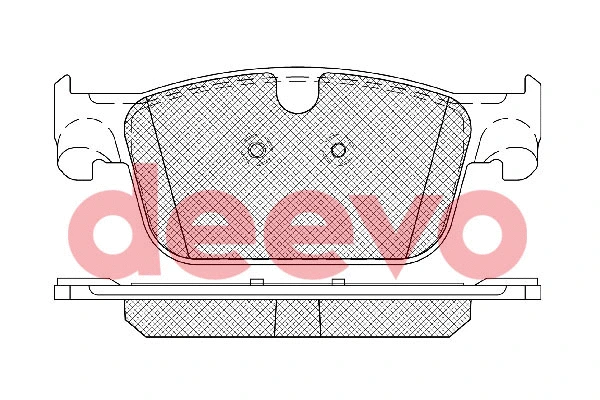 Brake Pad Set, disc brake (BP87100)