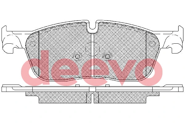 Brake Pad Set, disc brake (BP86800)