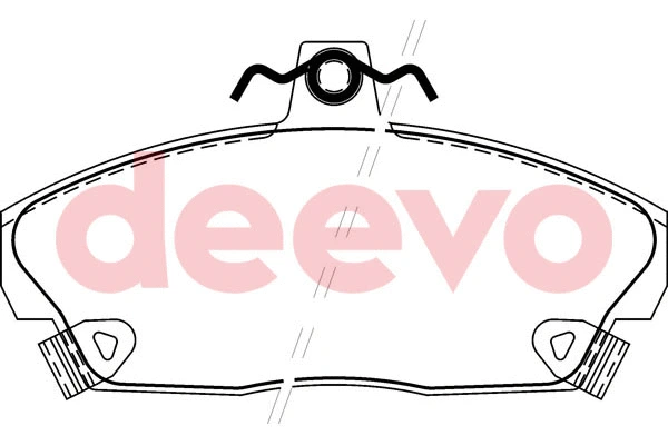 Brake Pad Set, disc brake (BP54200)