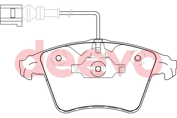 Brake Pad Set, disc brake (BP54600)