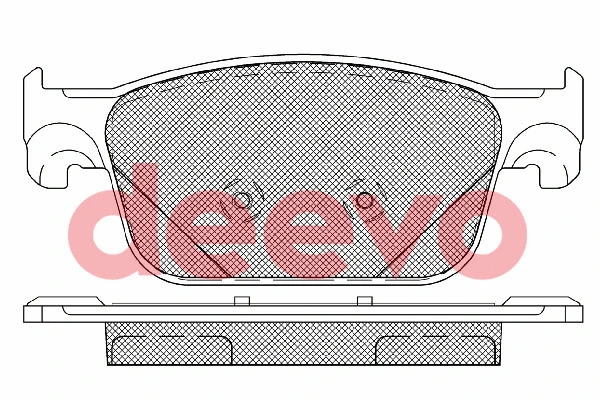 Brake Pad Set, disc brake (BP86380)