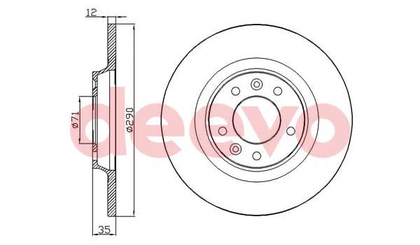 Brake Disc (BD17100)