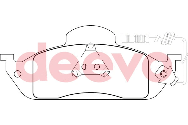 Brake Pad Set, disc brake (BP55040)