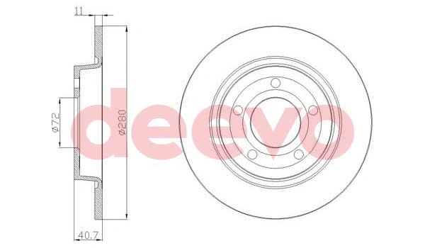 Brake Disc (BD17340)